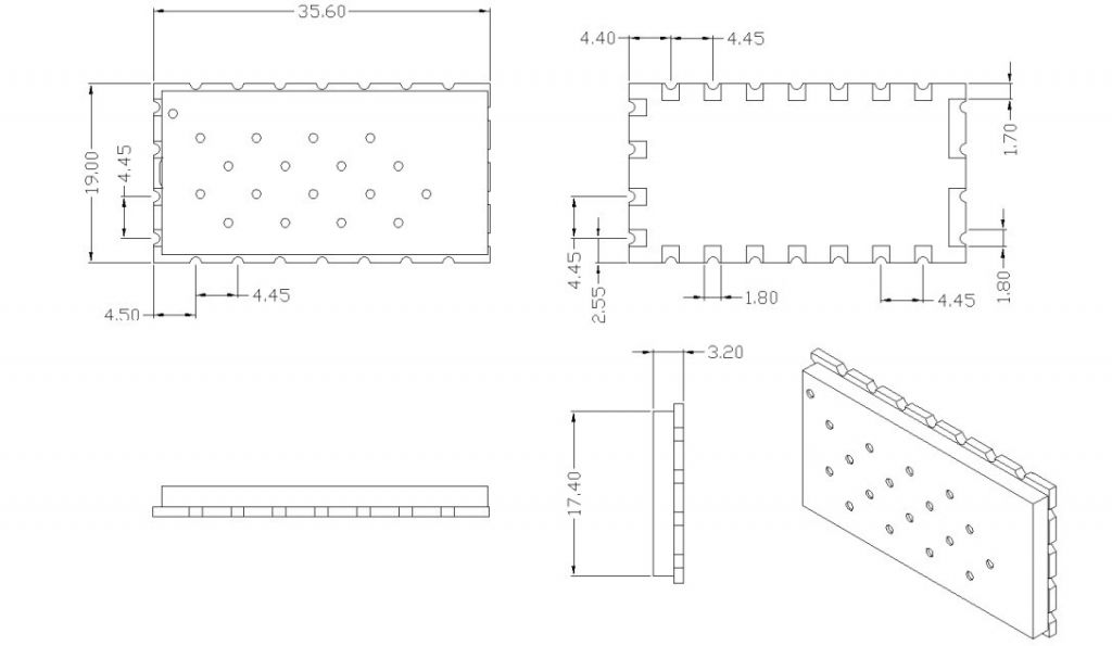 3.5 KM ultra-thin, ultra-small intercom module