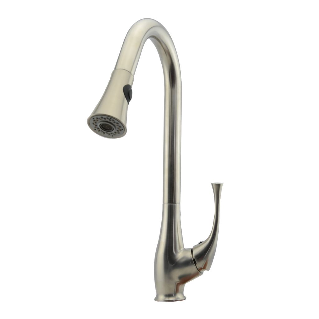 pull out spray stainless steel kitchen faucet