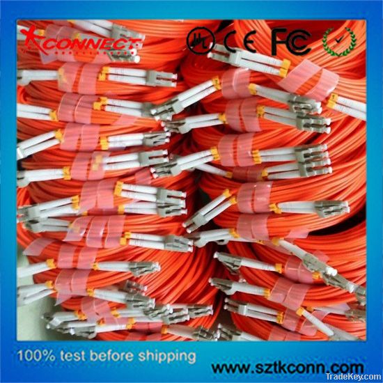 LC-LC MM Duplex Fiber Optic Jumper