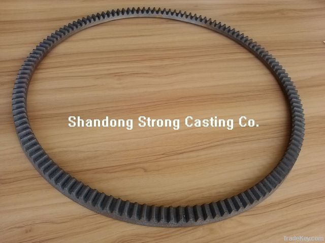 cast iron ring gear for concrete mixer , cast iron crown for cement mixer, wreath gear