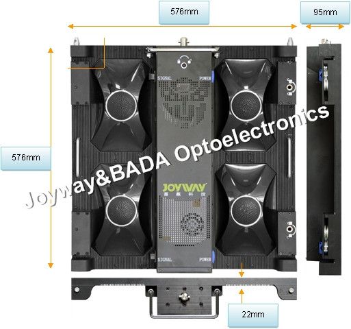 Die-cast cabinet indoor P6 rental led panel display for stage