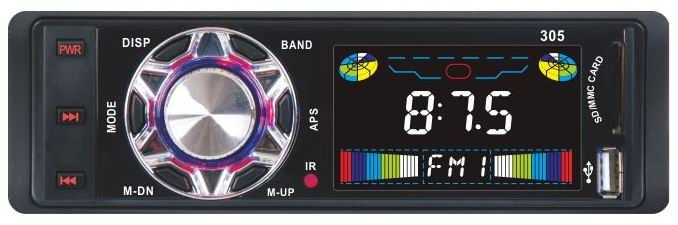 fix panel car mp3 player with usb sd mmc card lcd display