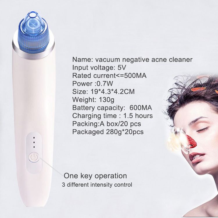 OXEN BH02 USB rechargeable facial vacuum blackhead remover waterproof nose blackhead remover