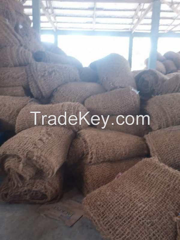 Woven coconut fiber