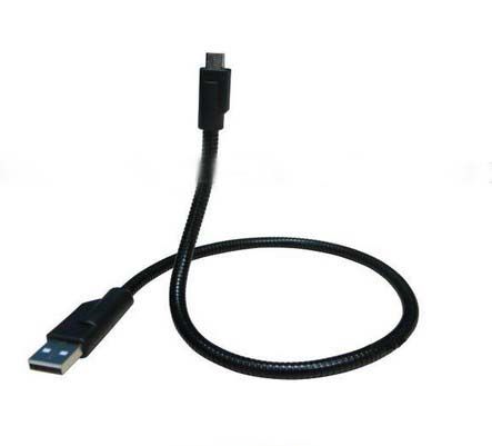 Flexible standing usb cable