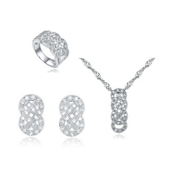 Popular silver jewelry set wholesaler