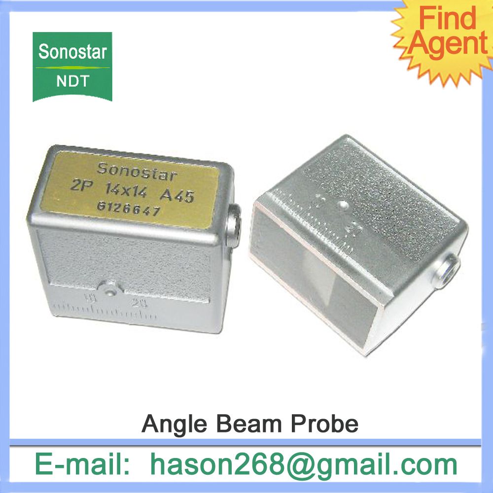 angle beam inspection jobs use probe ultrasonic transducer