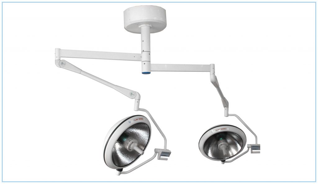 double heads halogen bulb surgical light