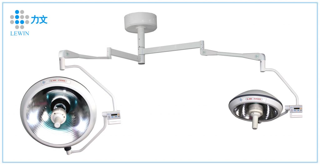 double heads halogen bulb surgical light