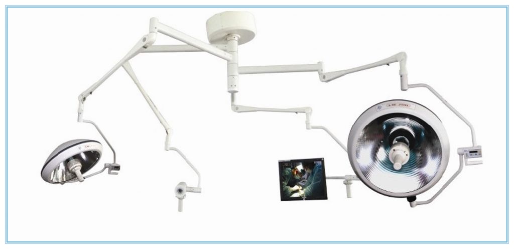 double heads halogen bulb surgical light