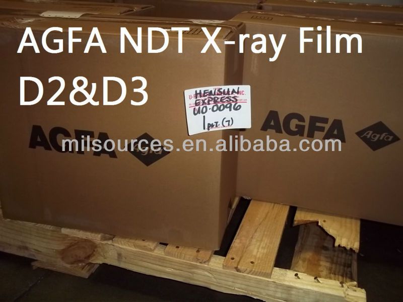 AGFA NDT X-ray Film (Structurix Xray Film) D2, D3, D4, D5, D6, D7, D8/