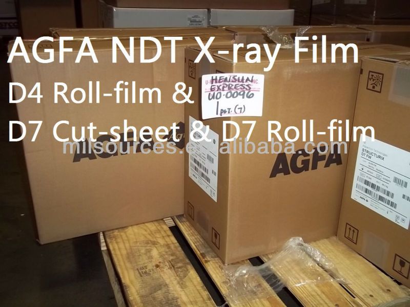 AGFA NDT X-ray Film (Structurix Xray Film) D2, D3, D4, D5, D6, D7, D8/