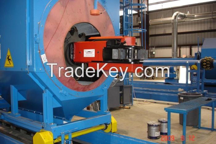 Steel Pipe blasting/cleaning machine