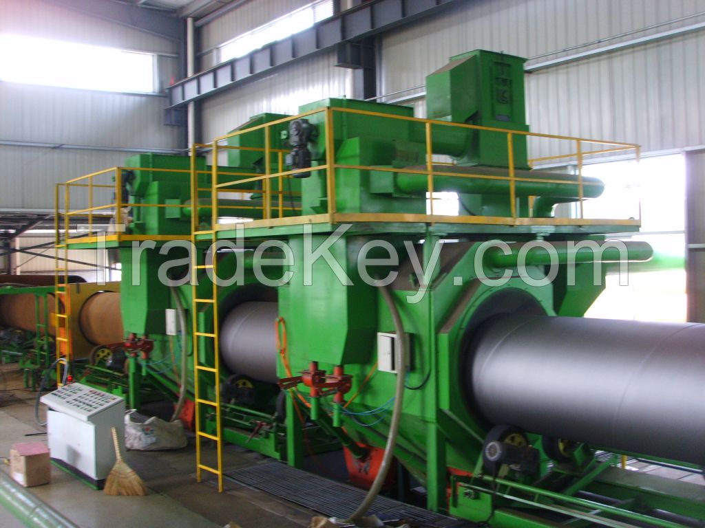 Steel Pipe blasting/cleaning machine