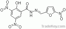 Benzoic acid, 2-hydroxy-3, 5-dinitro-, 2-[(5-nitro-2-furanyl)methylene]h