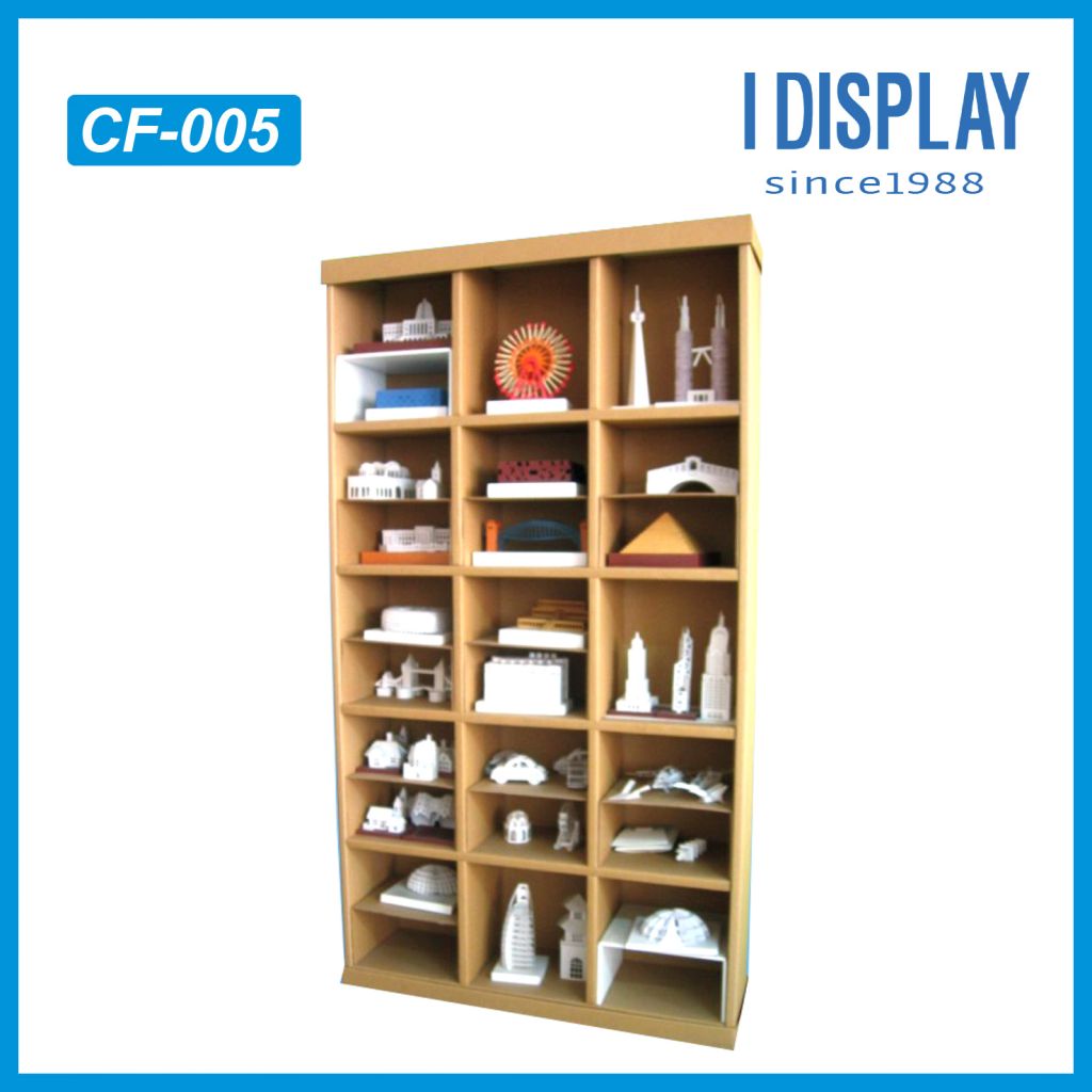 Paper folding display racks, paper furnitures