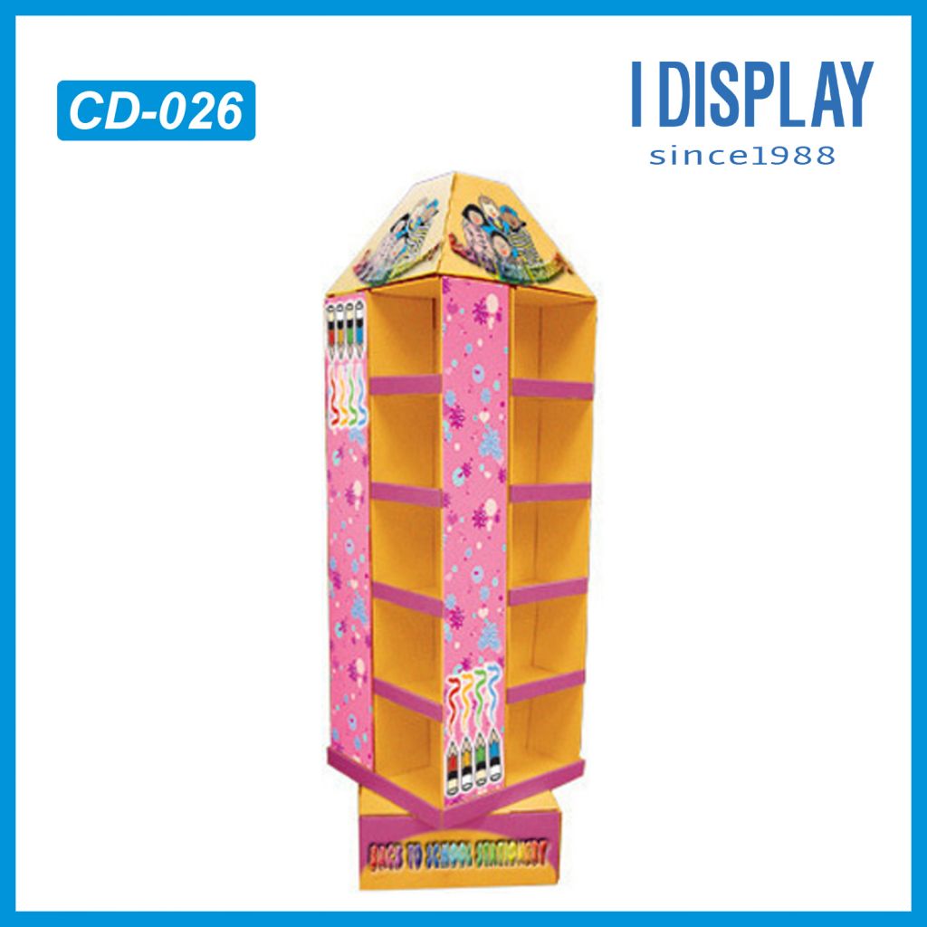 Floor stand counter top display racks paper display