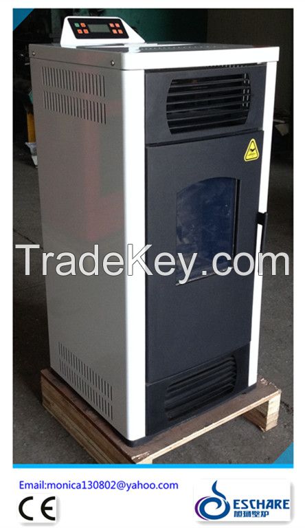 water heating pellet stove