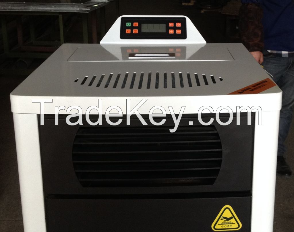 water heating pellet stove