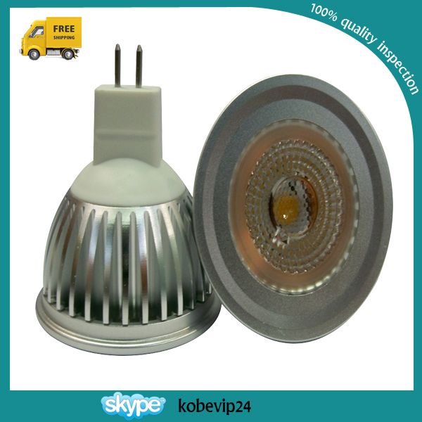 mr16 5w ceramic COB aluminum non-dimmables led spotlight