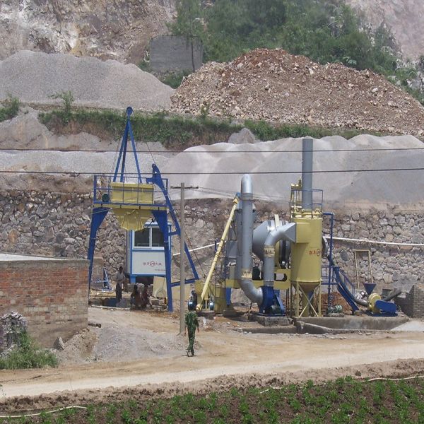 20T/Hour small Mobile marini asphalt plant