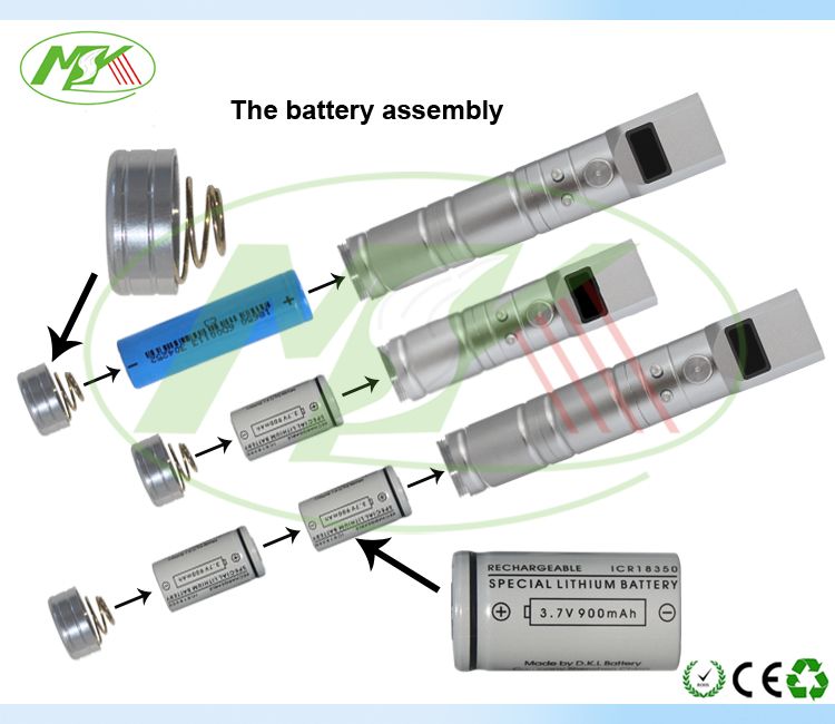 2013 new products shenzhen msk manufacture tecs vv  mechanical mod electronic cigarette with vivi nova atomizer