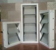 aluminium louver window