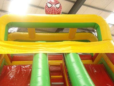 Spiderman Inflatable Slide