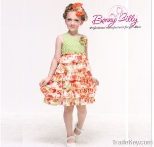 Girl Flower Dress (1021#)