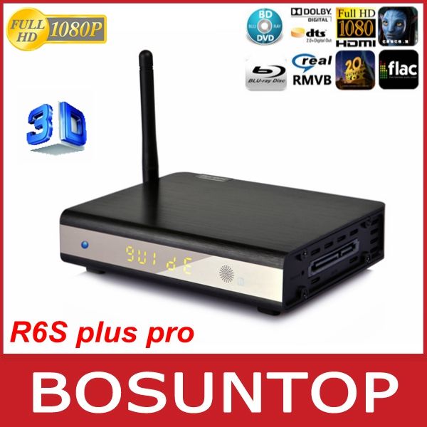 R6S plus pro hdd media player, 3D HD 1080P HDMI 1.4 