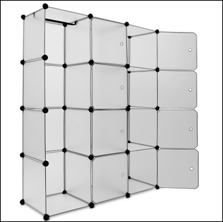 plastic shelving