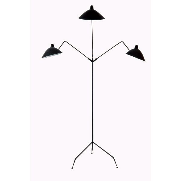 Serge Mouille three arms Floor lamp