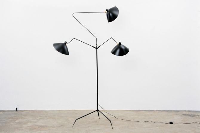 Serge Mouille three arms Floor lamp