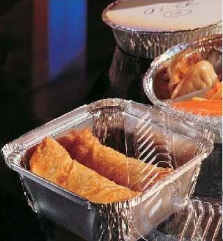 Foil catering containers, foil food wrap paper