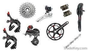 2013 Campagnolo Centaur Triple Black Group Set 9 pcs