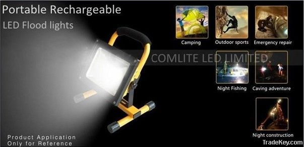 30 rechargeable LED flood light