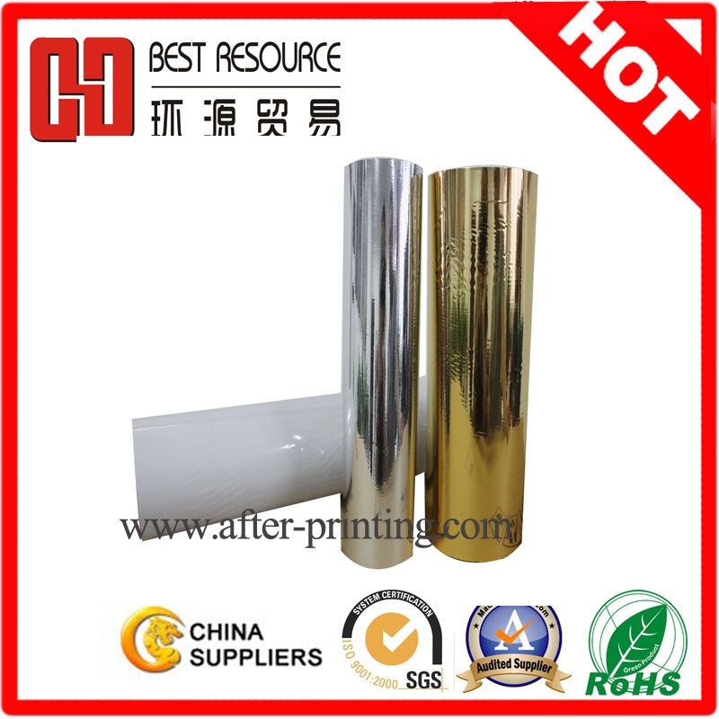 Metallized Aluminum Pet Film Silver Metalized Thermal Laminating Film