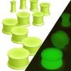 High popular glow in dark ear plug piercing jewelry