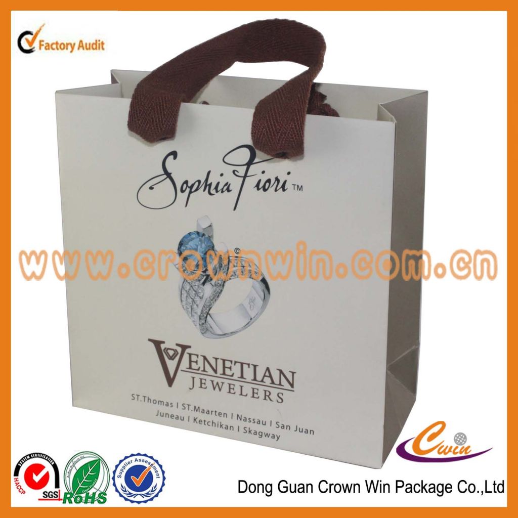 Promotional paper shopping bag