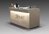 elegant MDF counter desk showcase