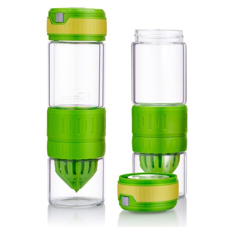 Double Walled Glass Citrus Zinger