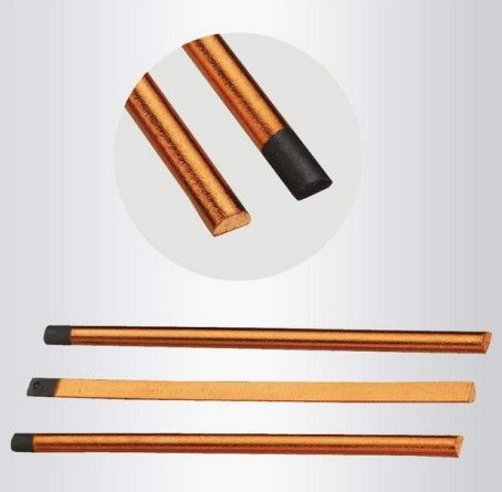 Half-round Gouging carbon rods