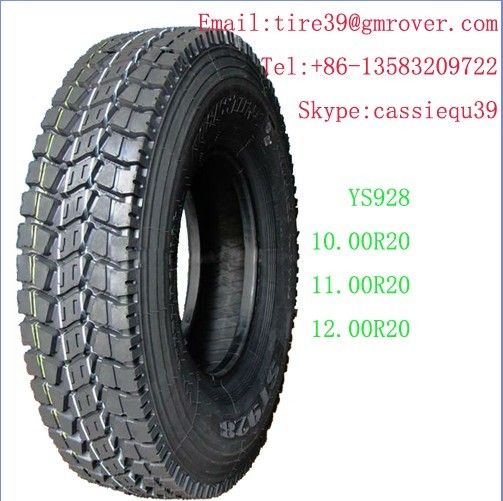 Rockstone brand top grade quality with competitive price 12.00R20 truck tyre