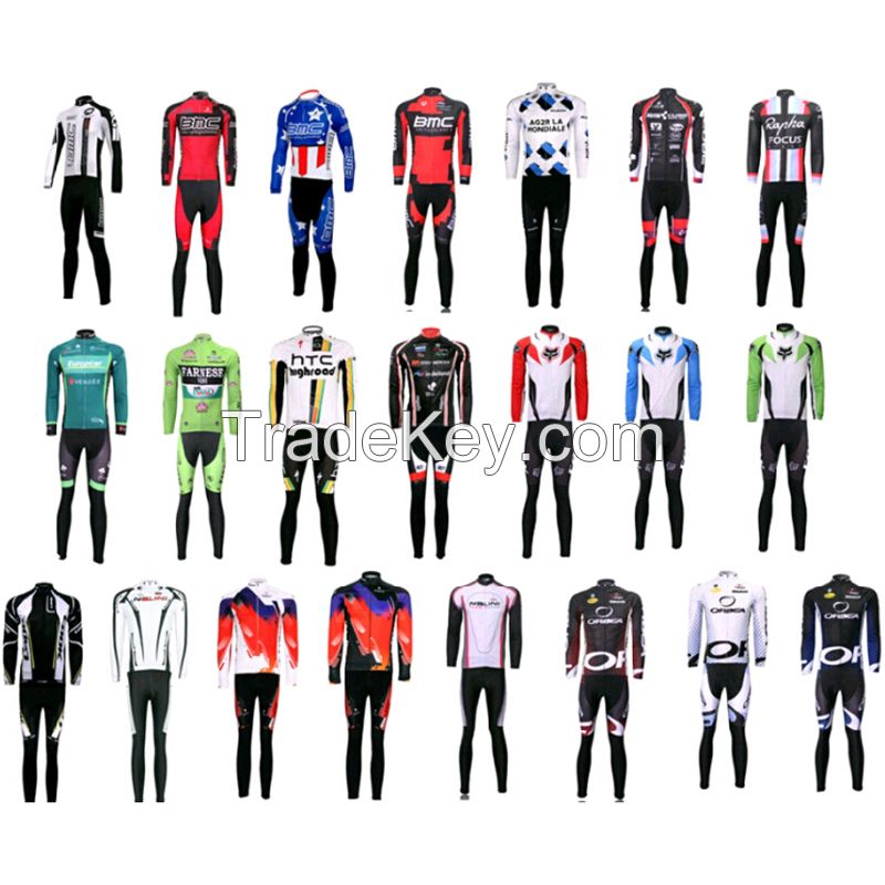 OEM gel pad moisture wicking breathable sublimation bike wear