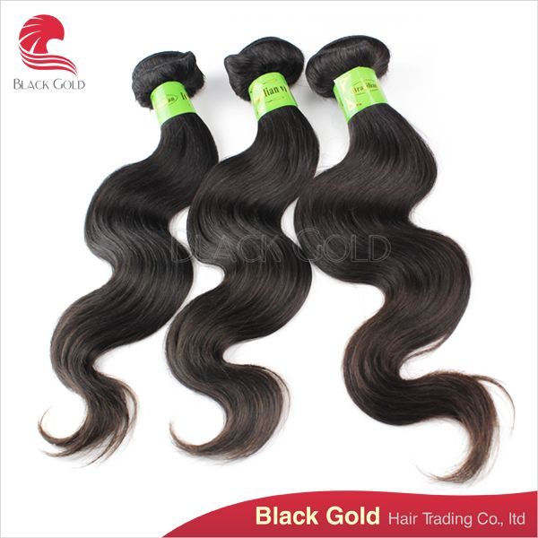 Guaranteed 100% Unprocessed Body Wave Virgin Brazilian Hair Extension Free Shipping