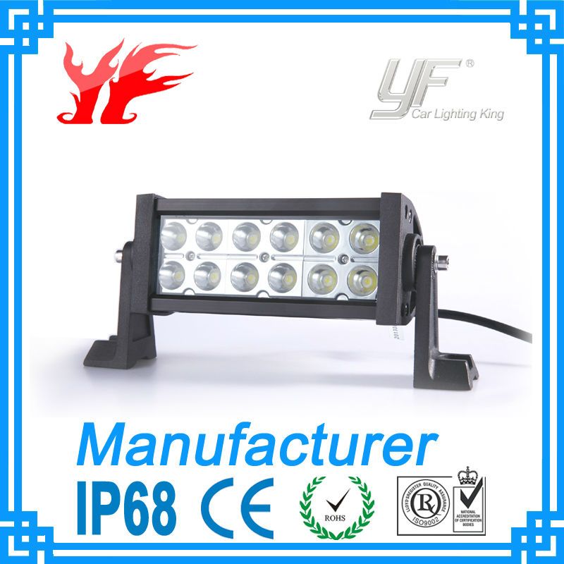 IP68 waterproof 36W off road LED light bar