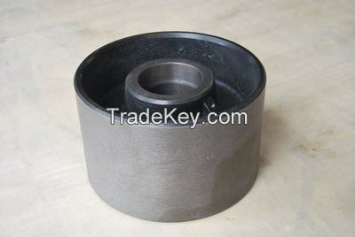 pulleys on glazing line, glazing line pulleys, ceramic tile pulleys, cast iron pulleys