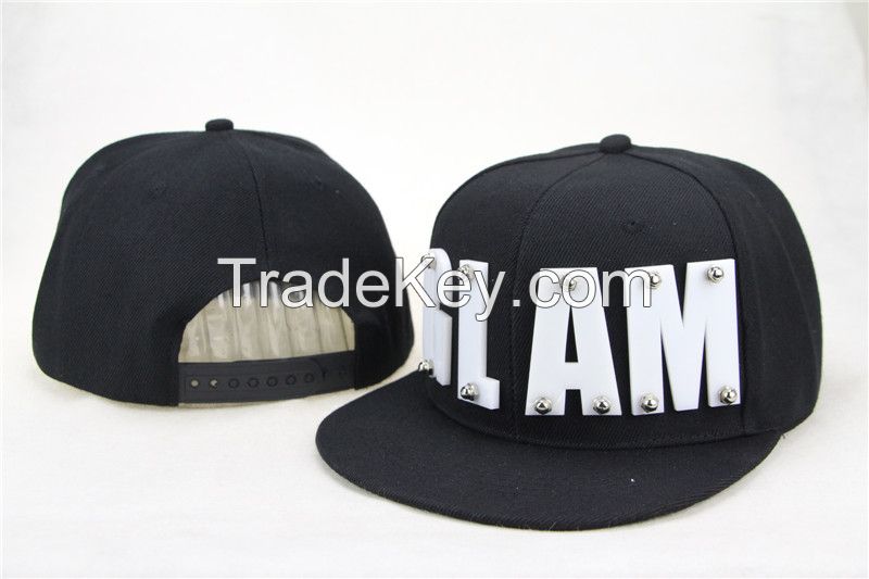 Alibaba cap two tone contrasting color vans off the wall OEM custom logo hiphop flat snapback cap and hat