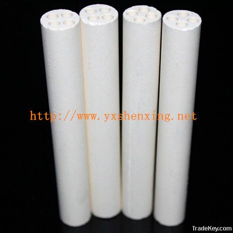 Diameter 3mm structure Porous alumina ceramic tube pipe rod gasket