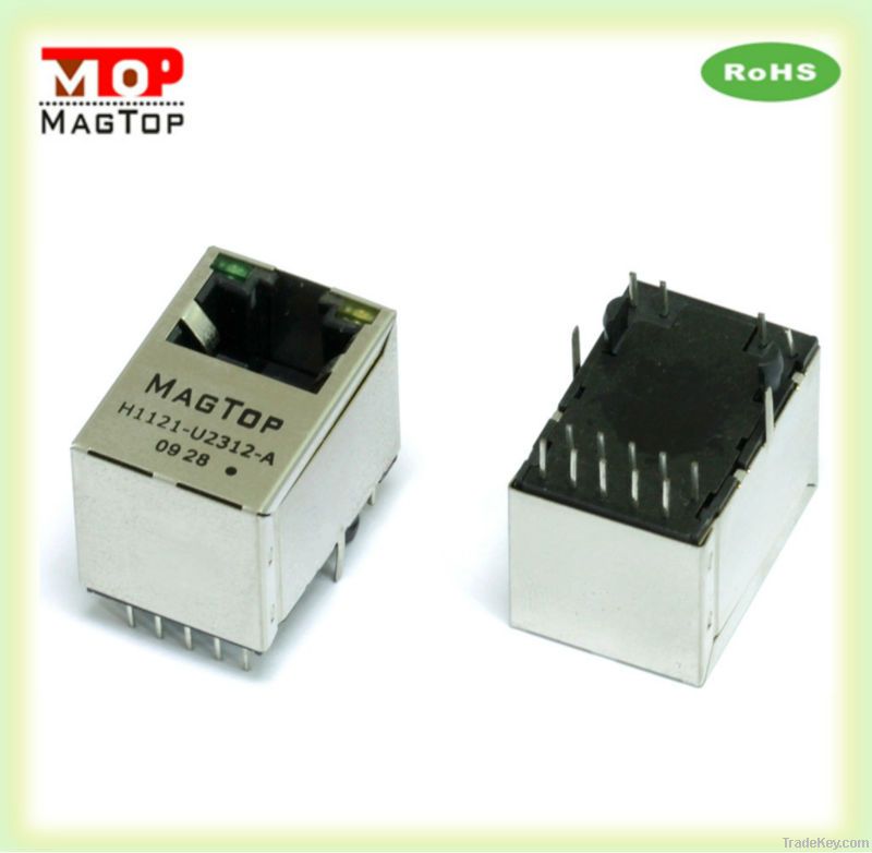 10/100/1000 Base-Tx Single Port RJ45 Connector